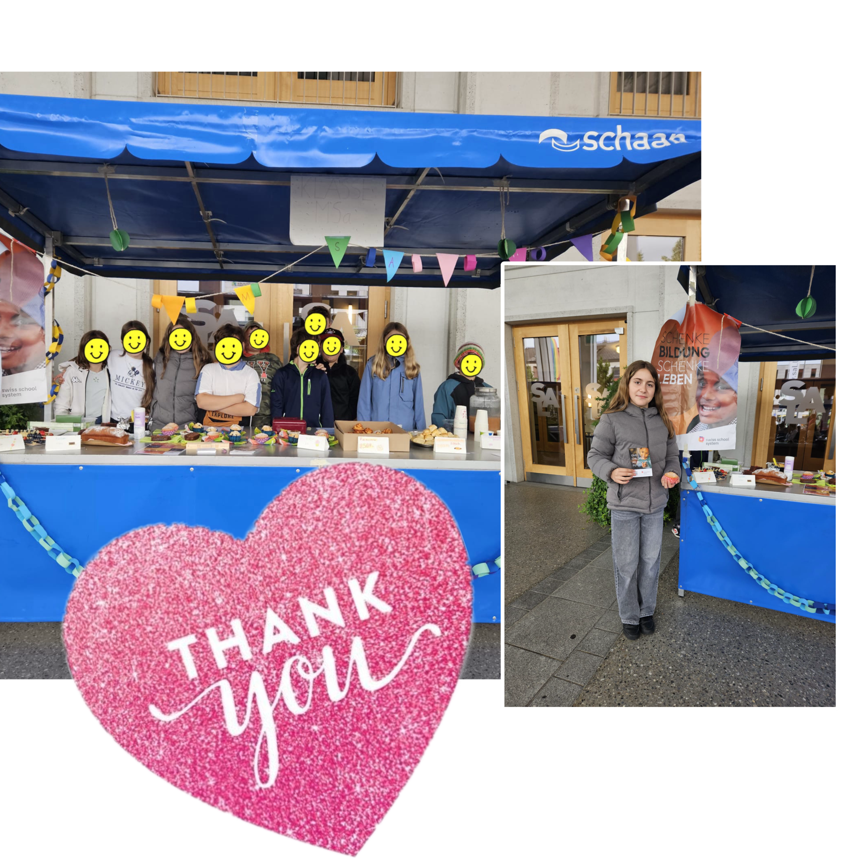 Schaaner Schulklasse sammelt für Swiss School System